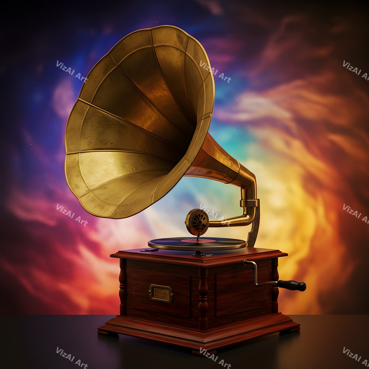 Vintage Gramophone Art — print 11