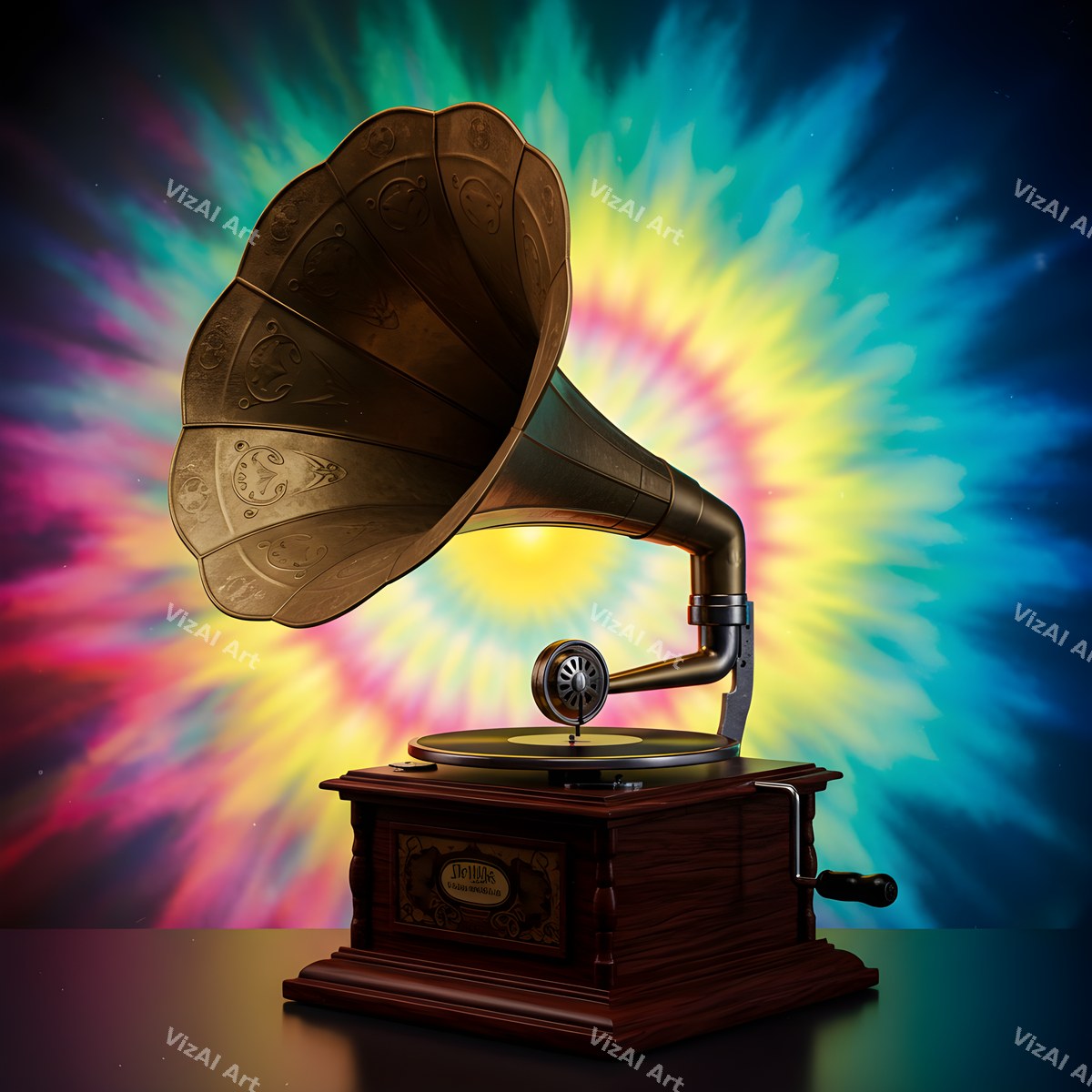 Vintage Gramophone Art — print 12