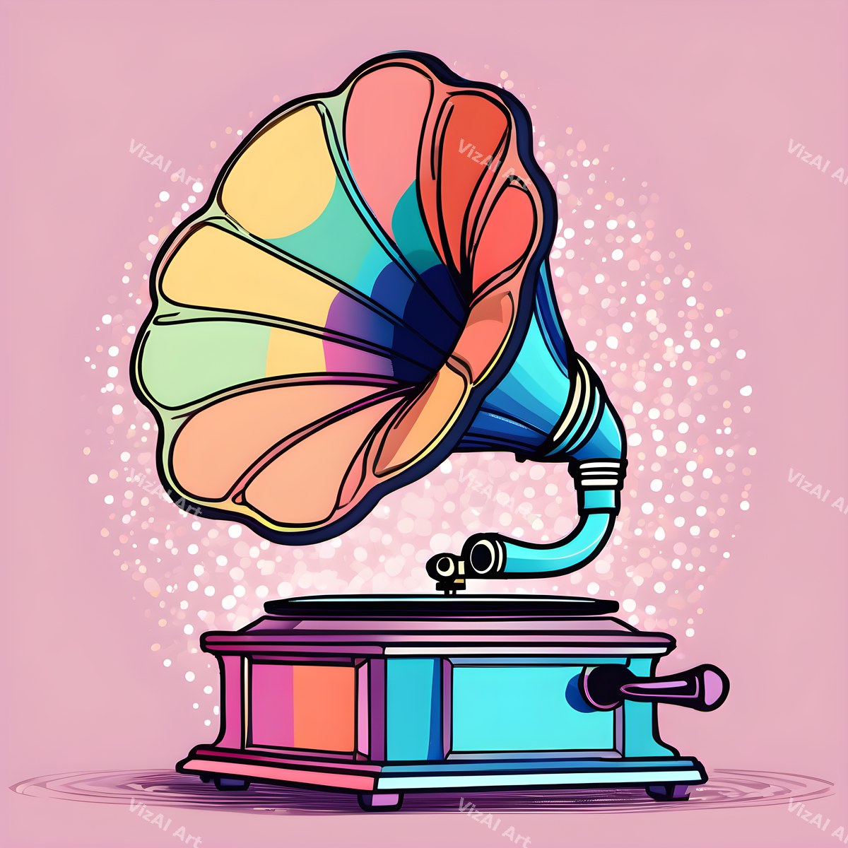 Gramophone Pop Art — print 2