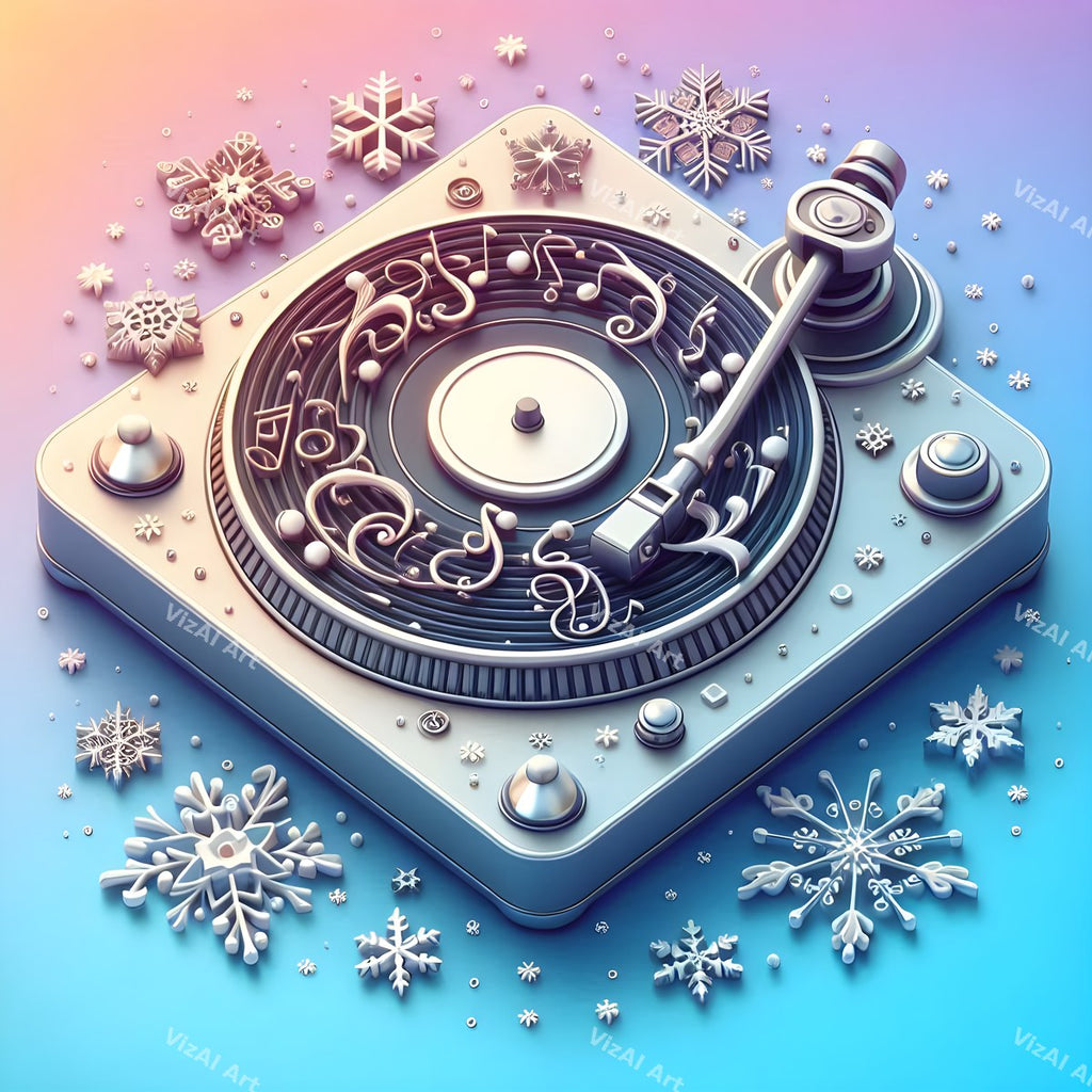 Crystal & Stained Glass Turntable Art — print 1