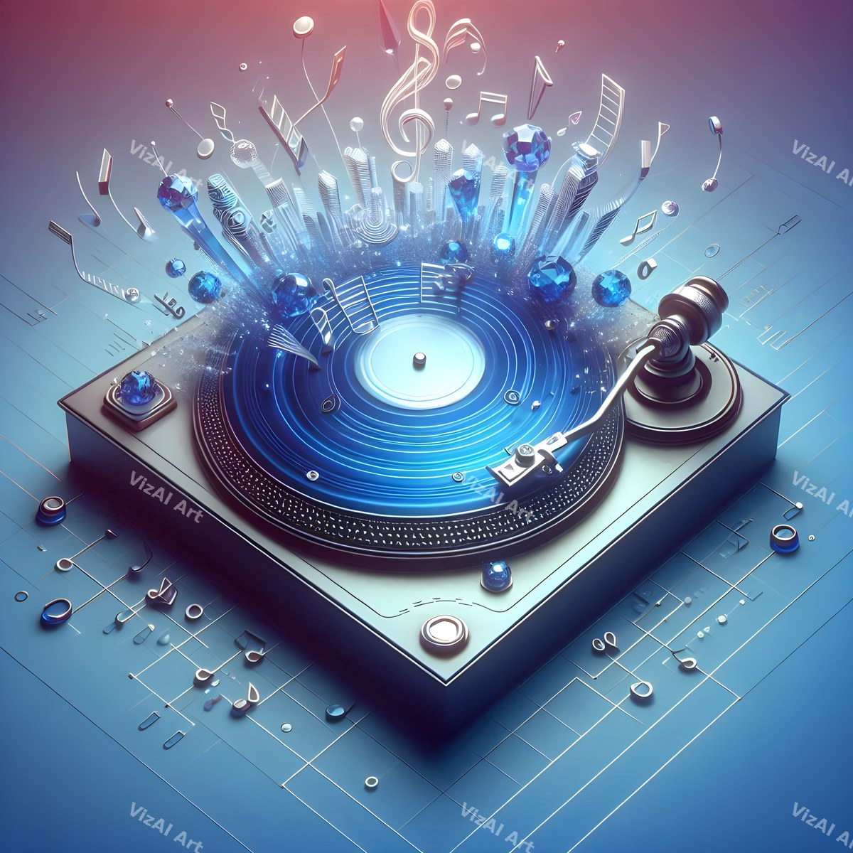 Crystal & Stained Glass Turntable Art — print 6