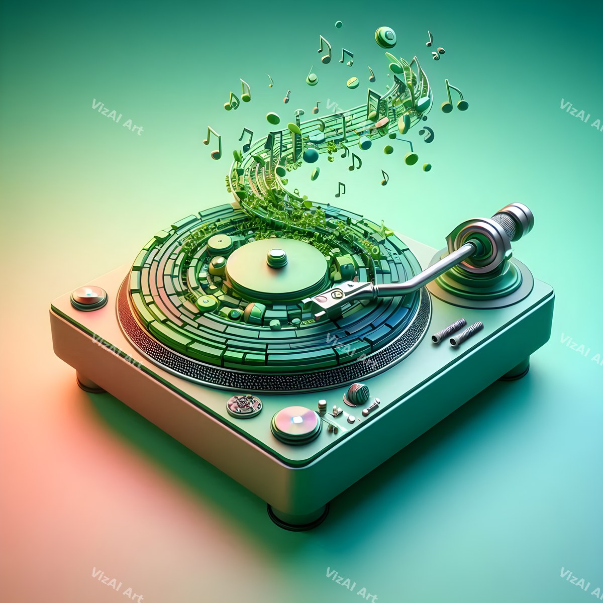 Crystal & Stained Glass Turntable Art — print 7