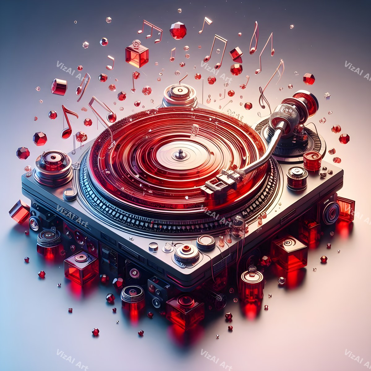Crystal & Stained Glass Turntable Art — print 11