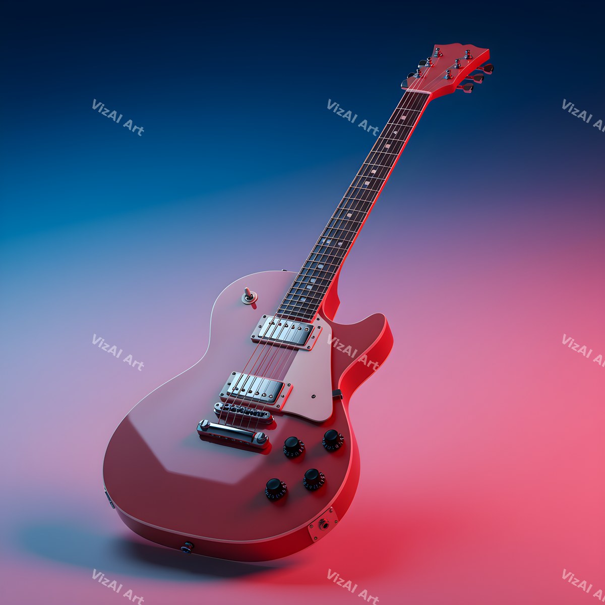 Electric Guitar Music Art — print 7
