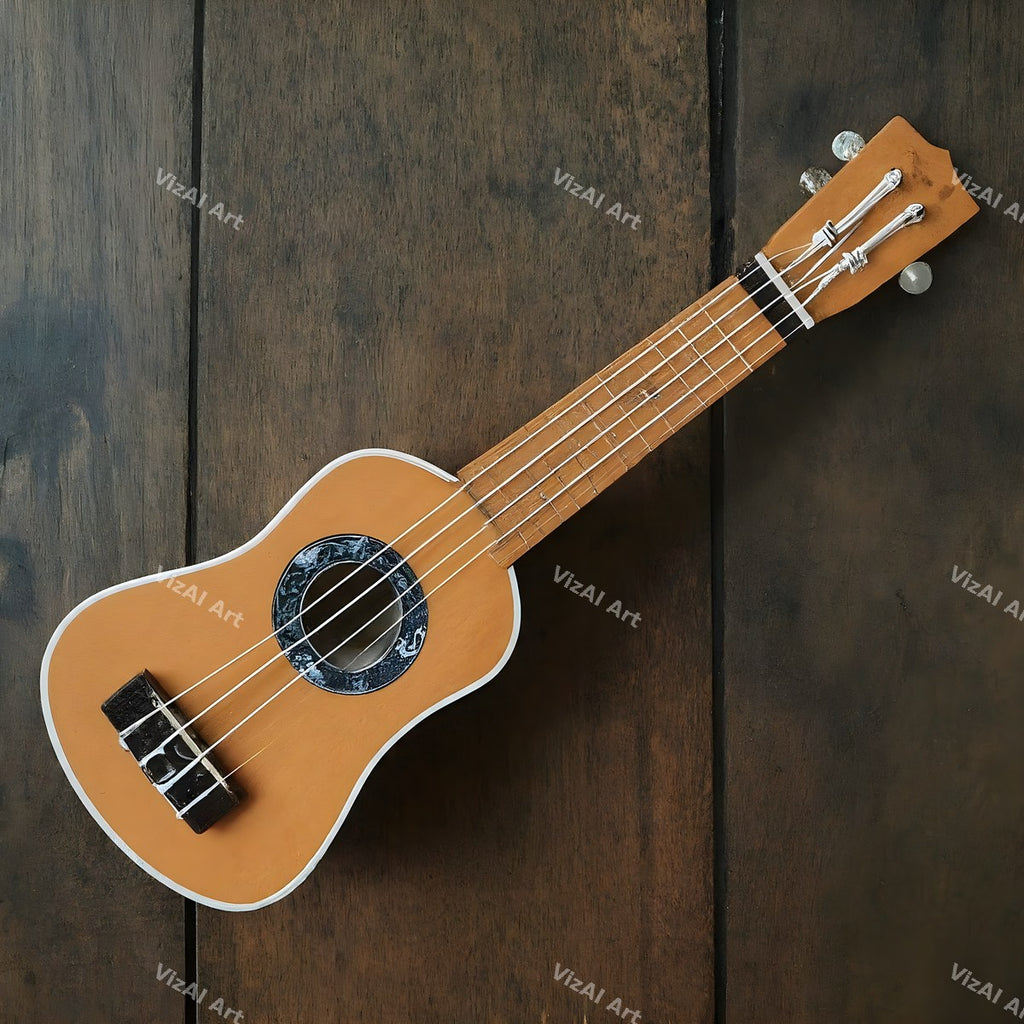 Acoustic Guitar in Colour Art — print 5