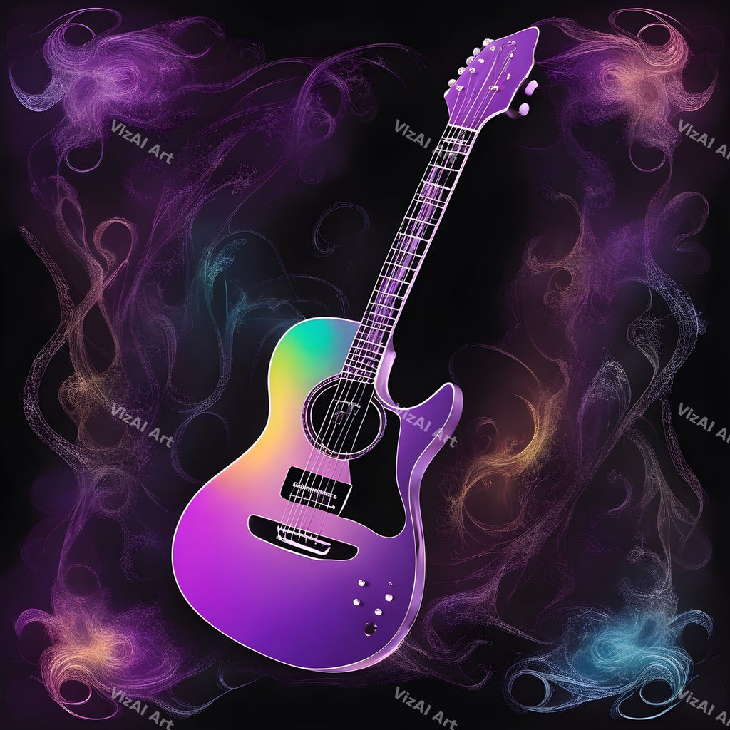 Cosmic Dream Guitar Art — print 7