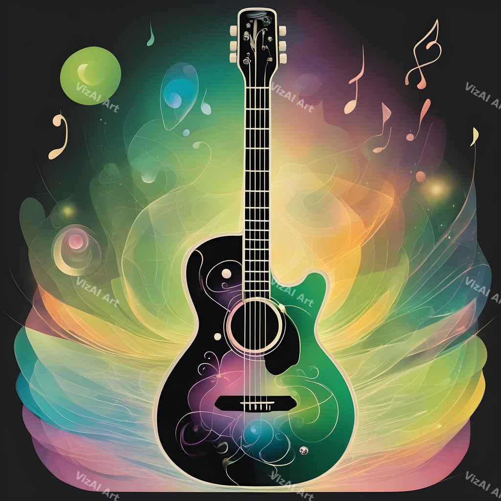 Cosmic Dream Guitar Art — print 8