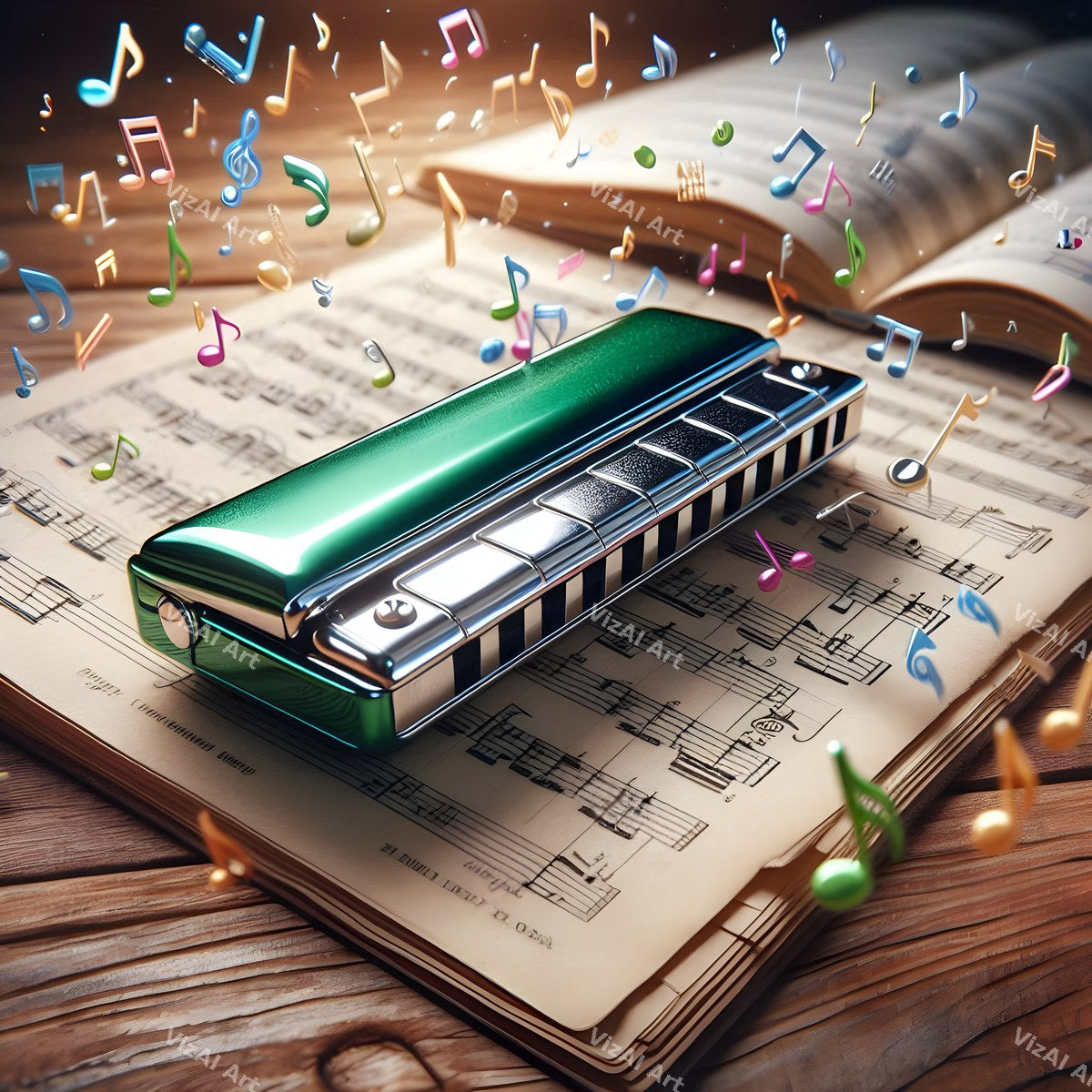 Harmonica in Colour & Nature Art — print 8