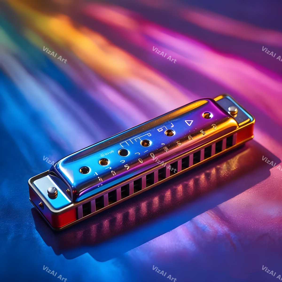 Harmonica in Colour & Nature Art — print 11