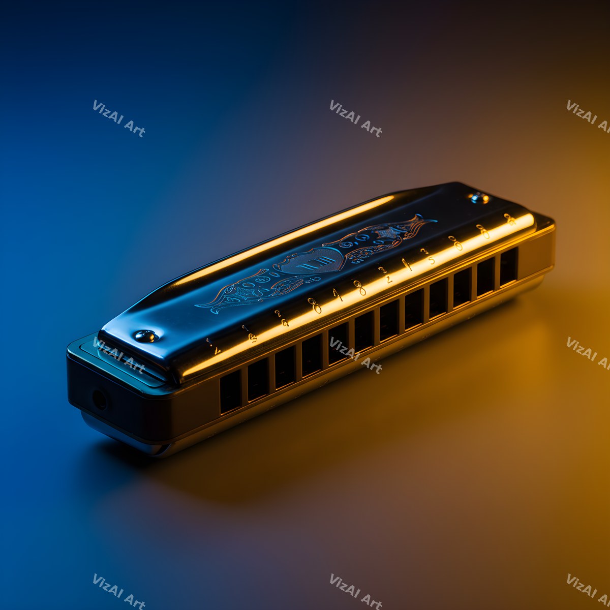 Harmonica in Colour & Nature Art — print 12