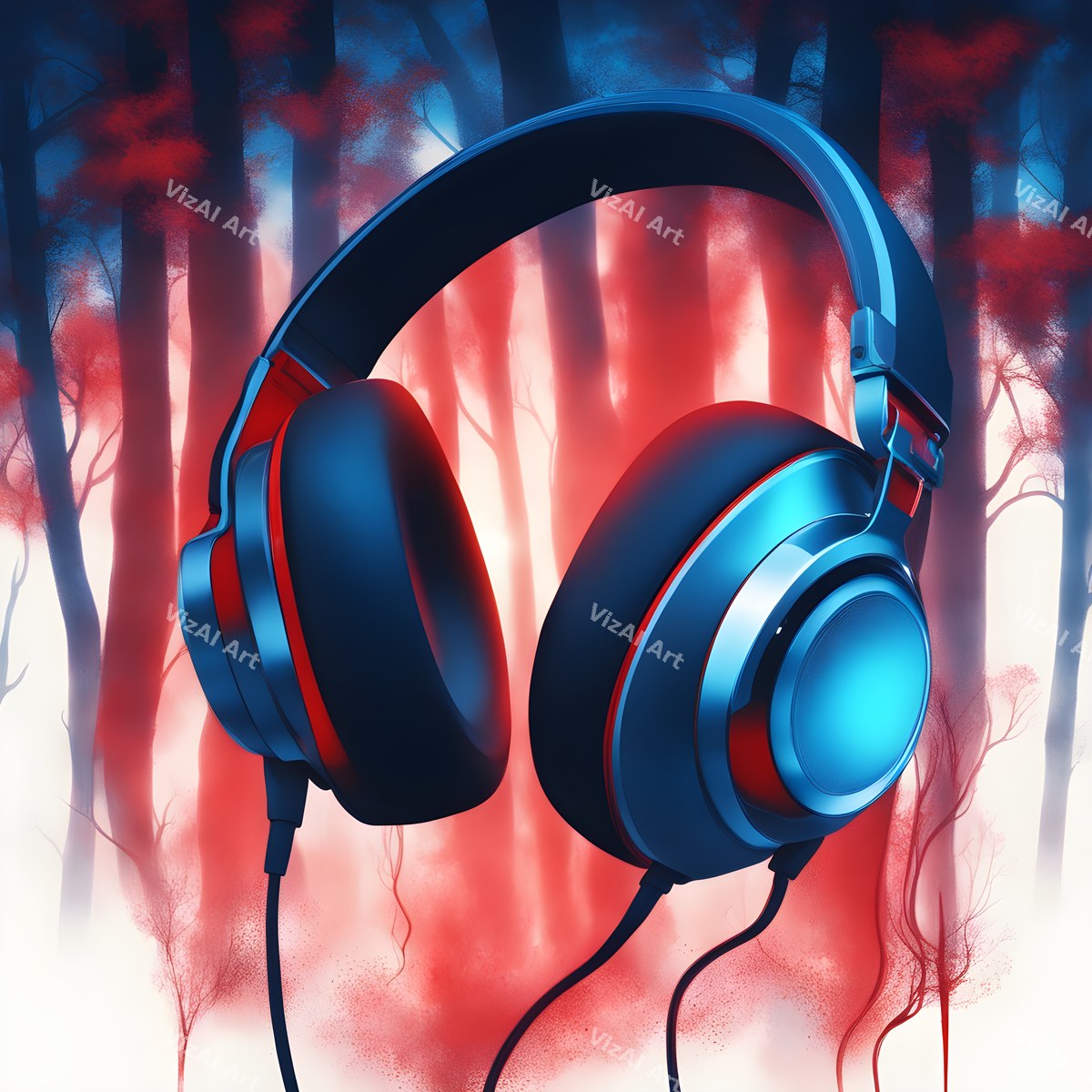 Pop Art Headphones Art — print 8