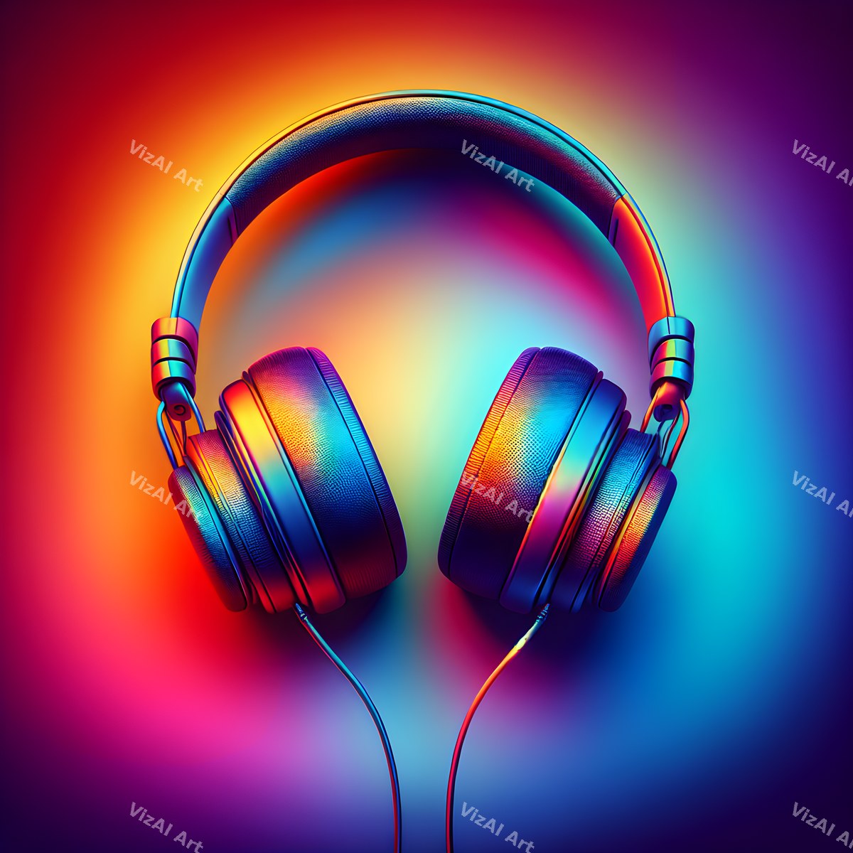 Pop Art Headphones Art — print 12