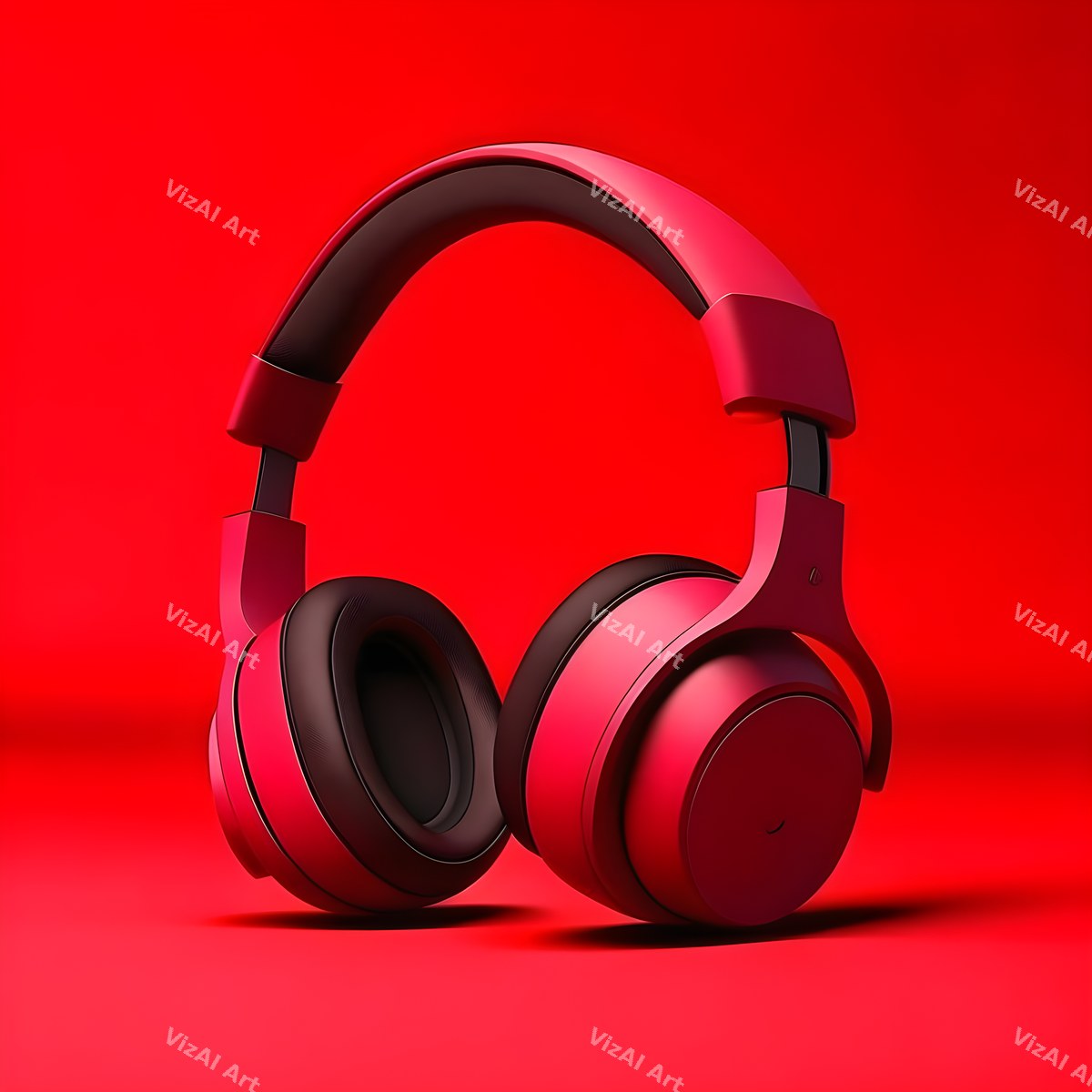 Bold Colour Headphones Art — print 9