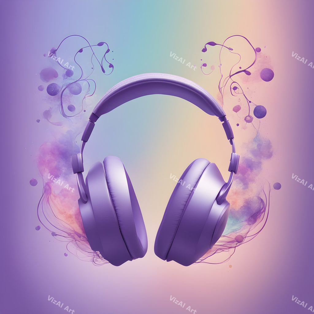 Pastel Dream Headphones Art — print 4