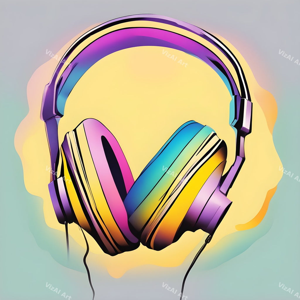 Pastel Dream Headphones Art — print 5