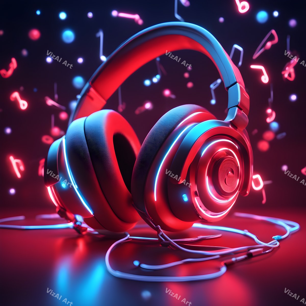 Sound Burst Headphones Art — print 4