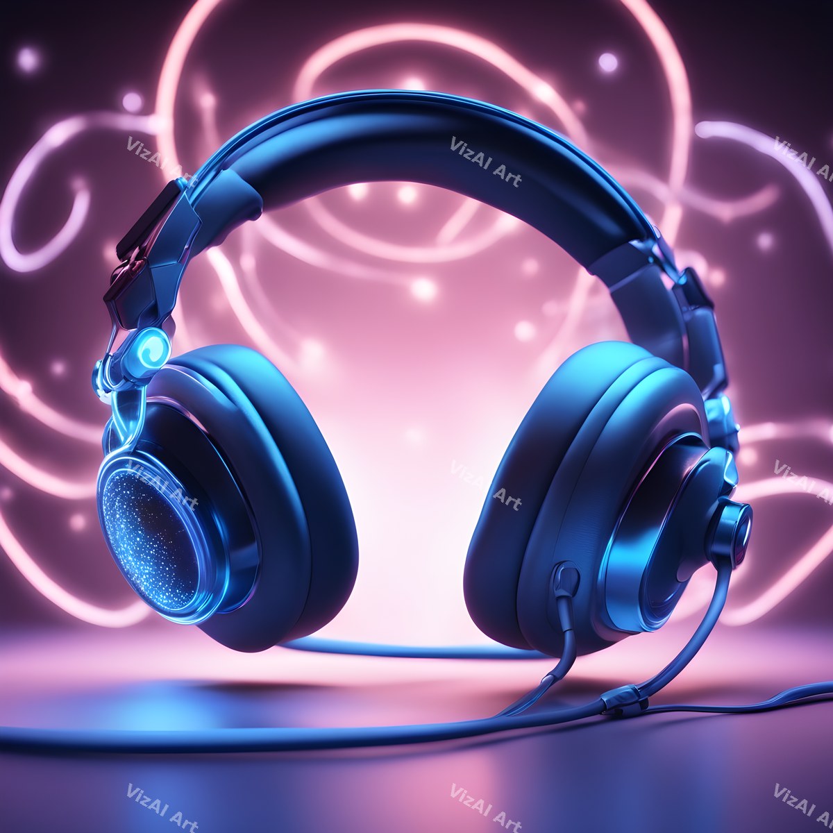 Sound Burst Headphones Art — print 5
