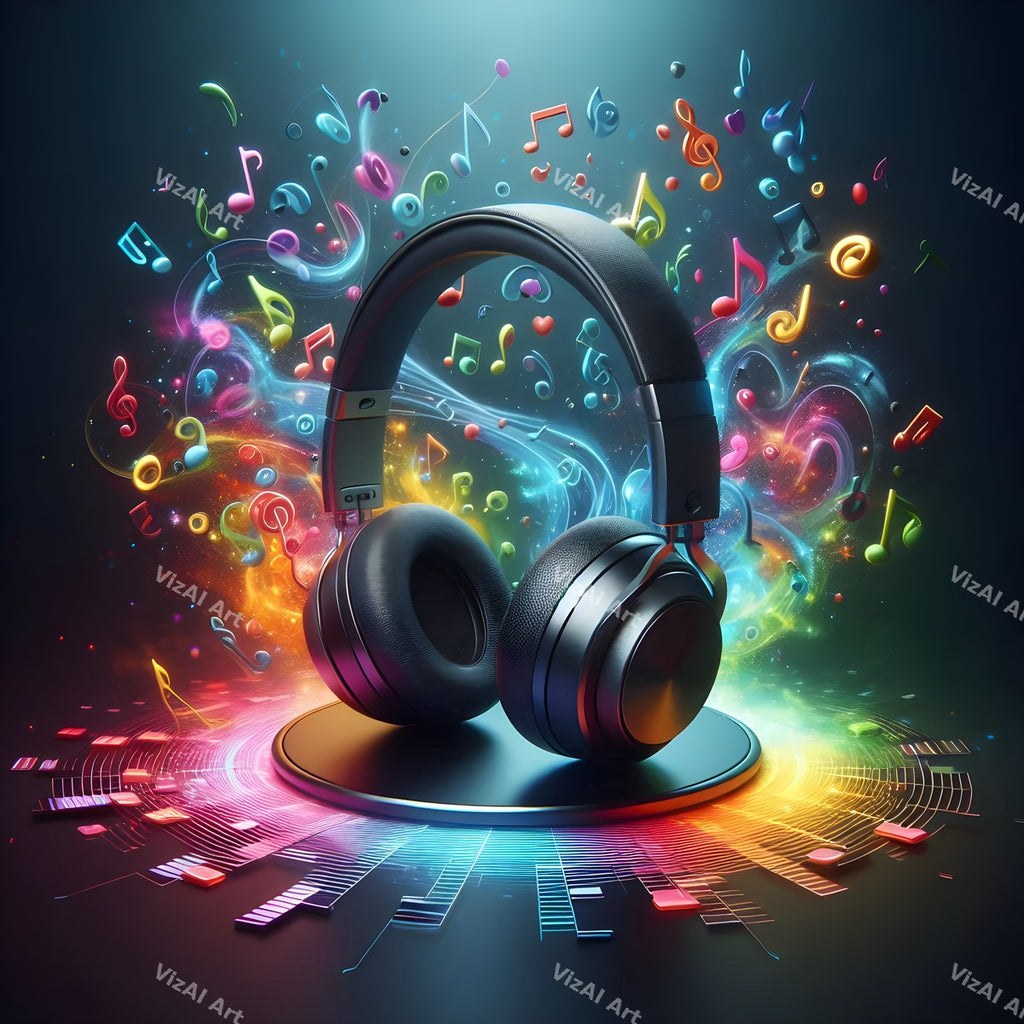 Sound Burst Headphones Art — print 6