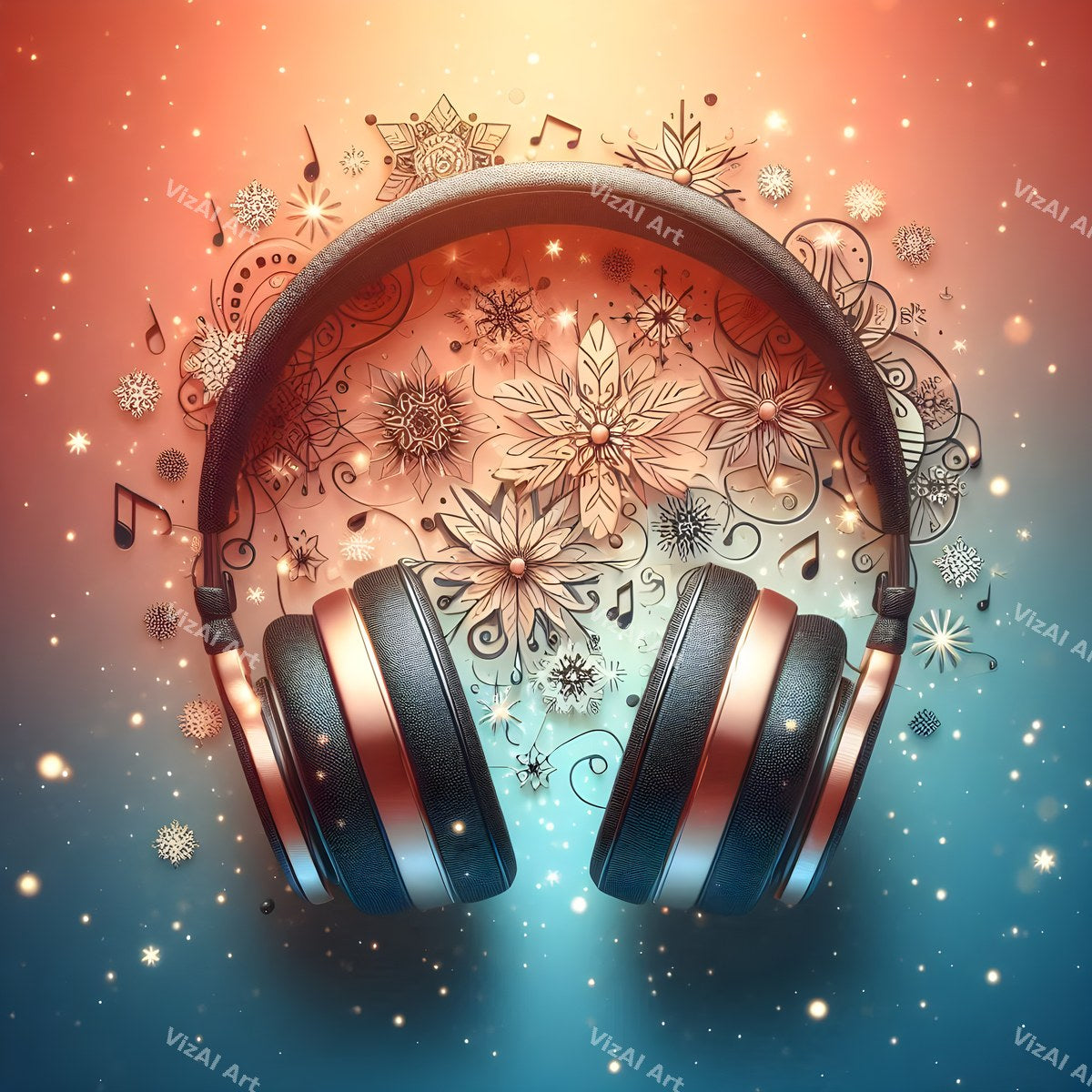 Enchanted Headphones Art — print 2