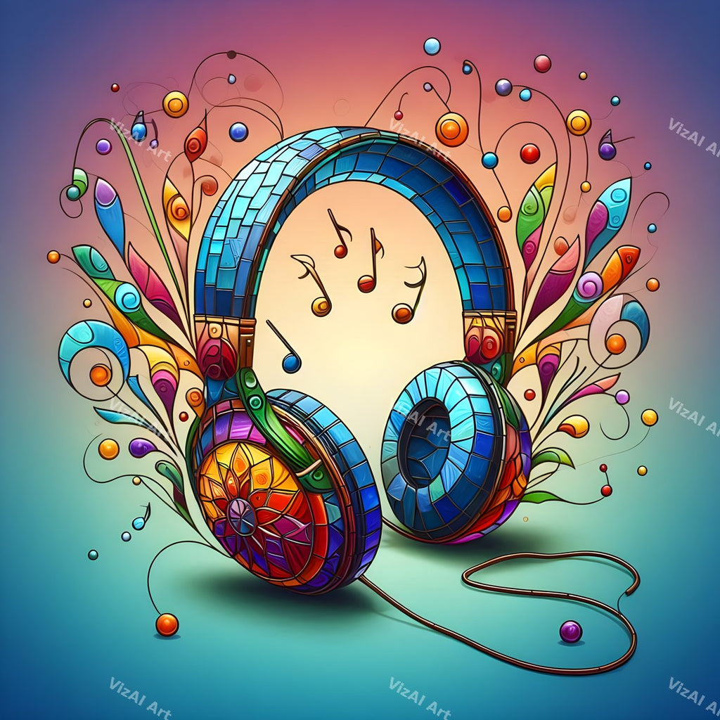 Enchanted Headphones Art — print 3
