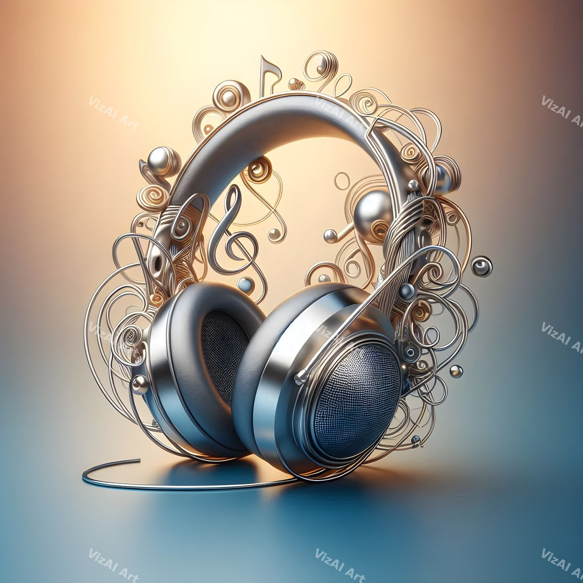 Enchanted Headphones Art — print 6