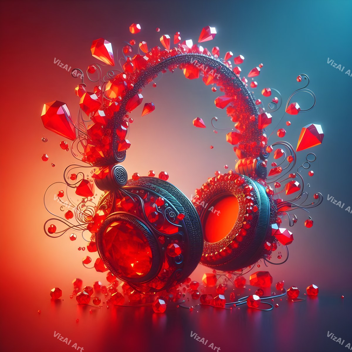 Enchanted Headphones Art — print 9