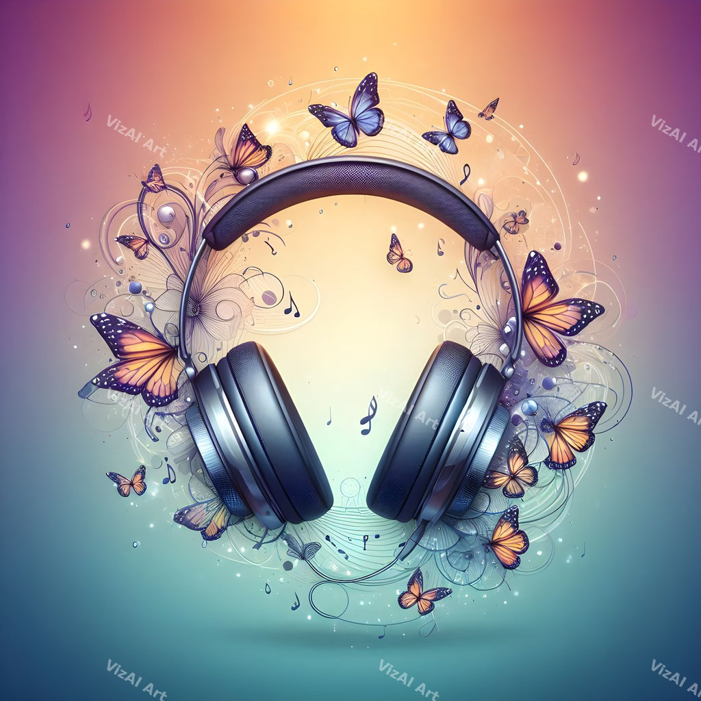 Enchanted Headphones Art — print 10