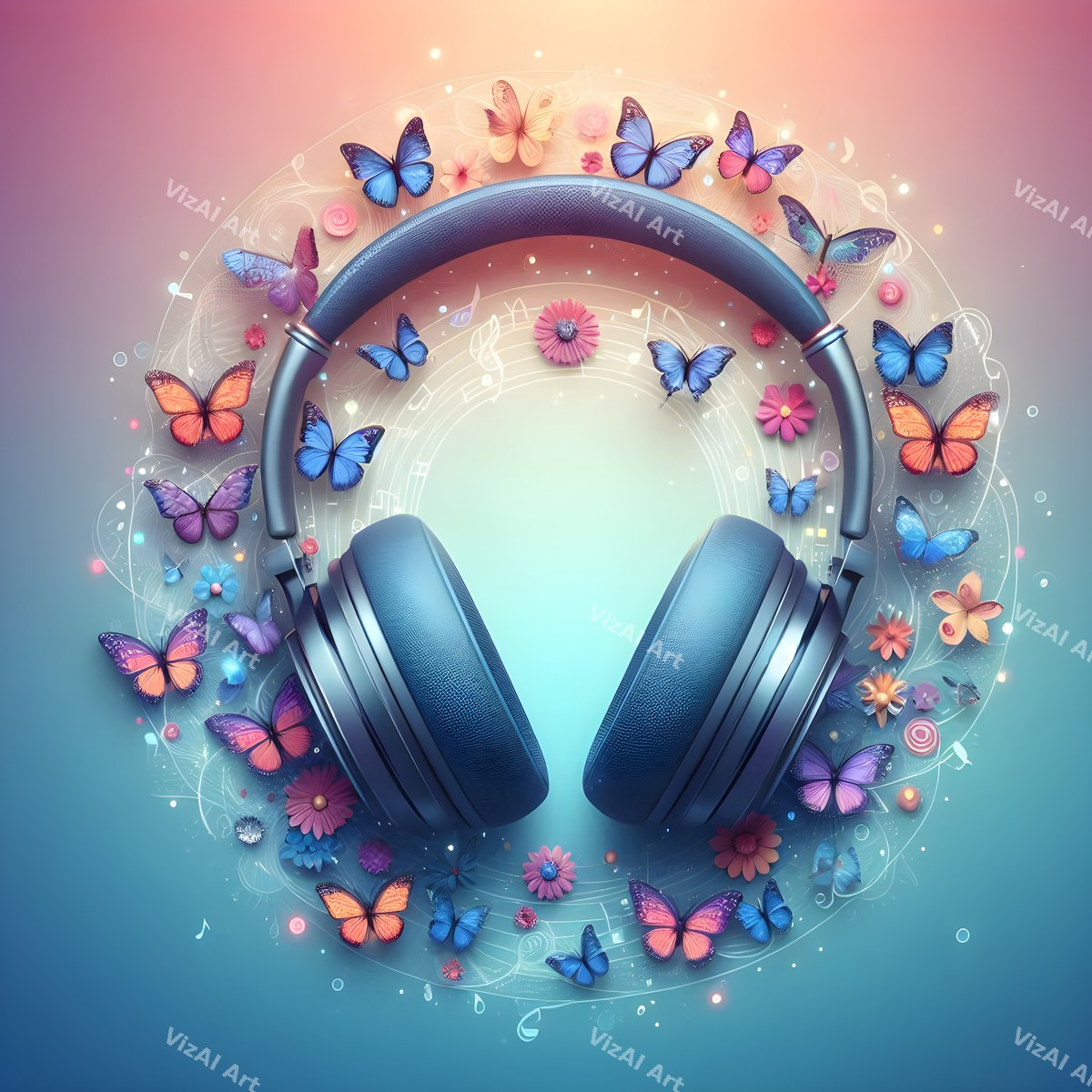 Enchanted Headphones Art — print 11
