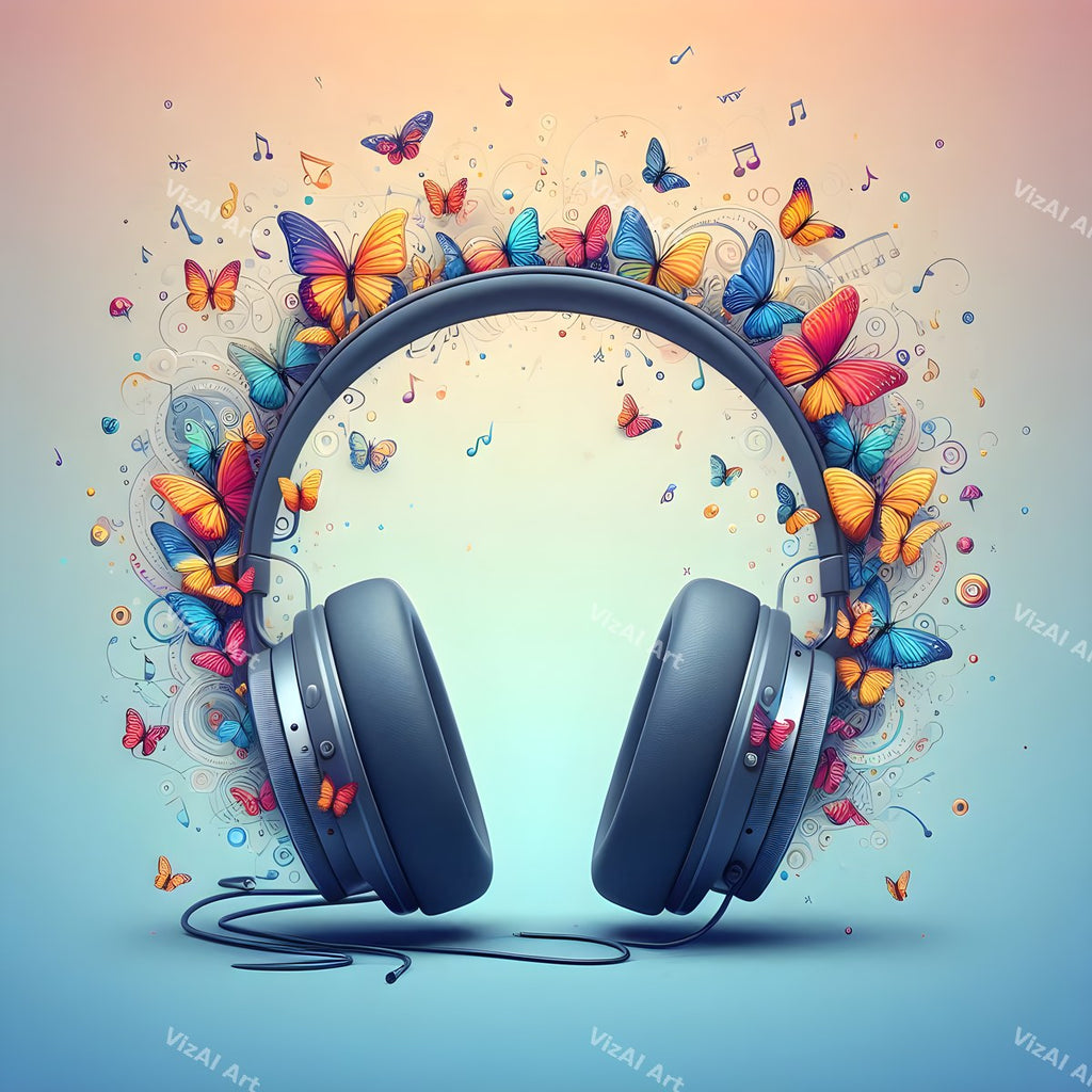Enchanted Headphones Art — print 12