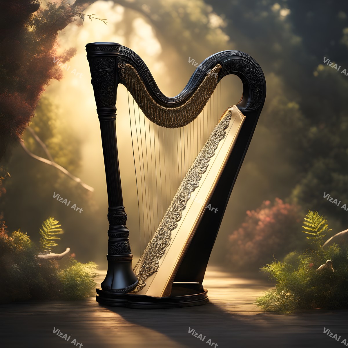 Enchanted Harp Art — print 1