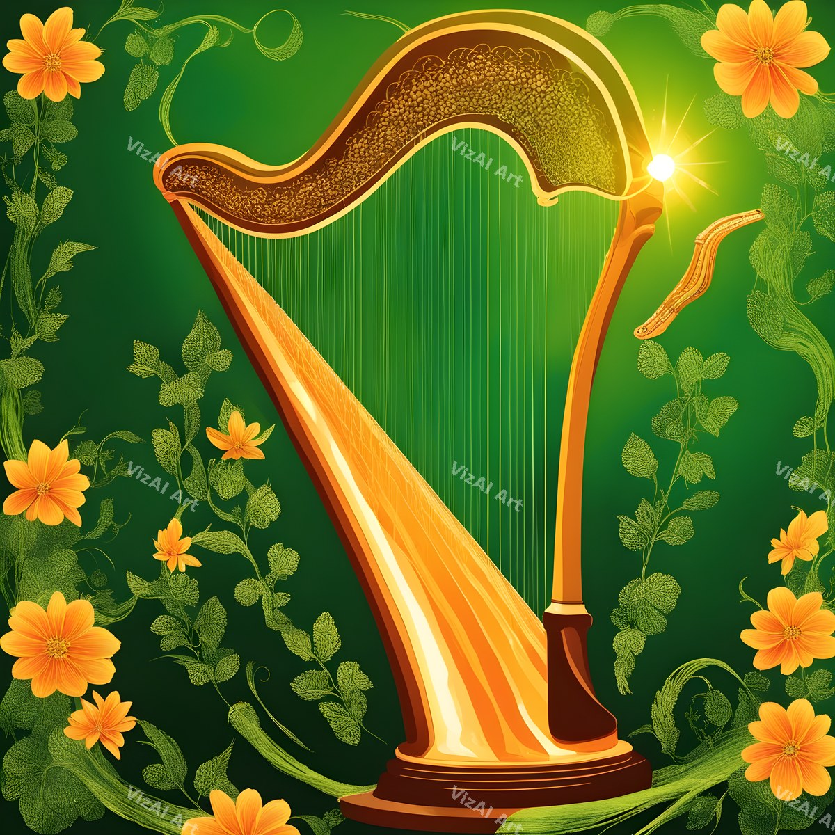 Enchanted Harp Art — print 6