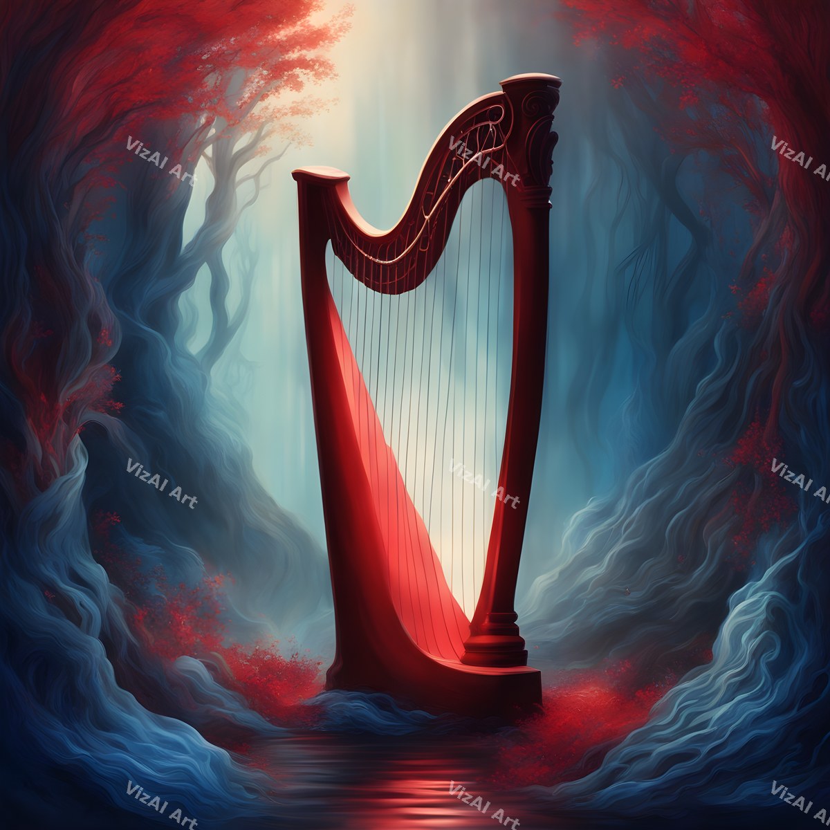 Enchanted Harp Art — print 8