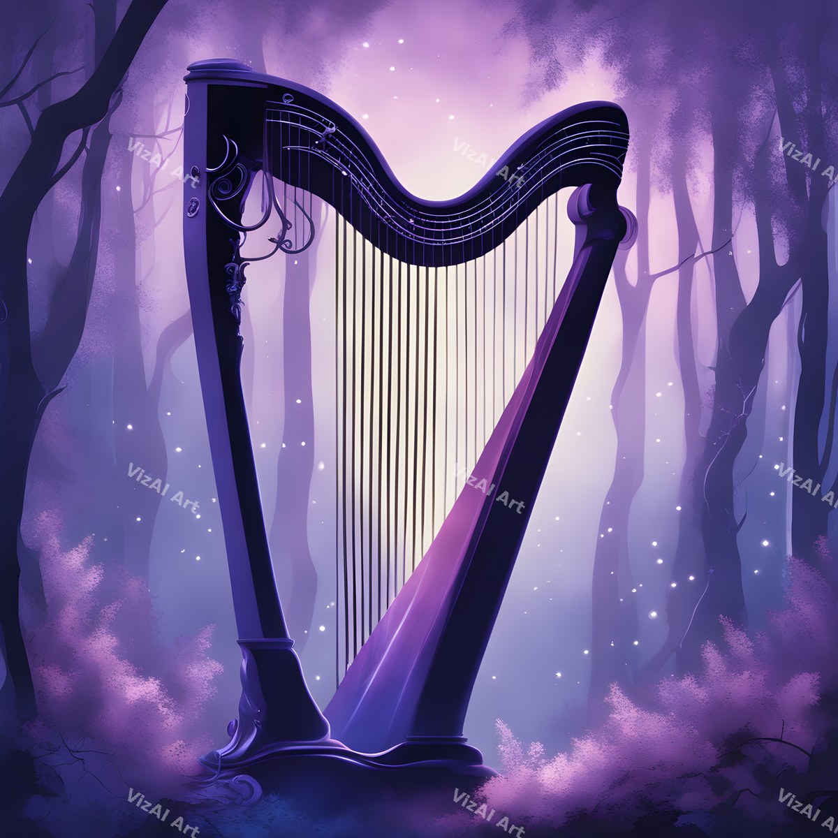 Enchanted Harp Art — print 9