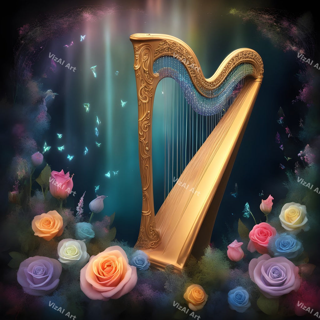 Enchanted Harp Art — print 10