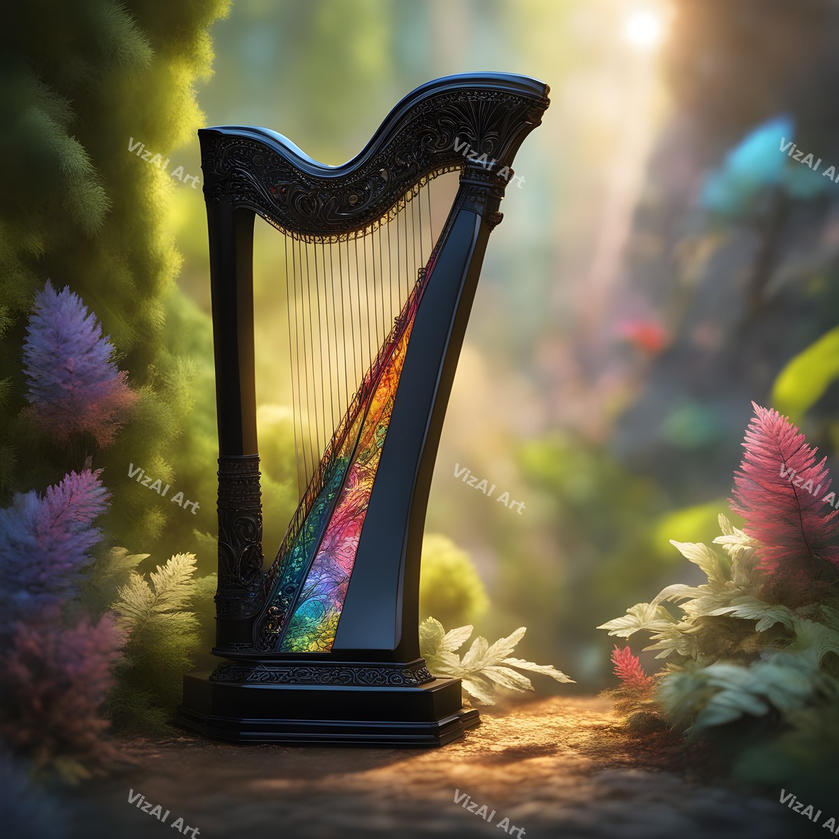 Enchanted Harp Art — print 12