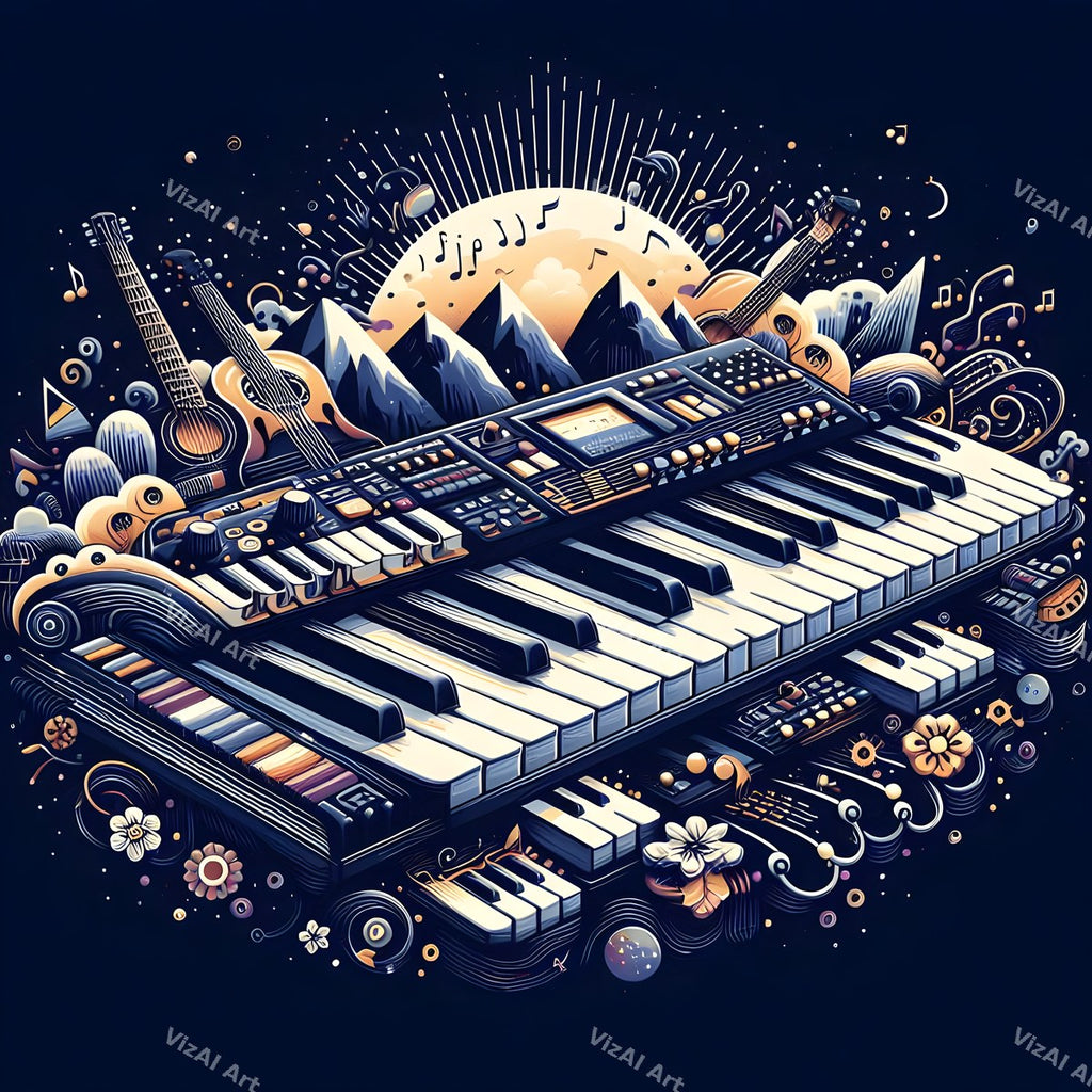 Rainbow Glow Synth Art — print 12