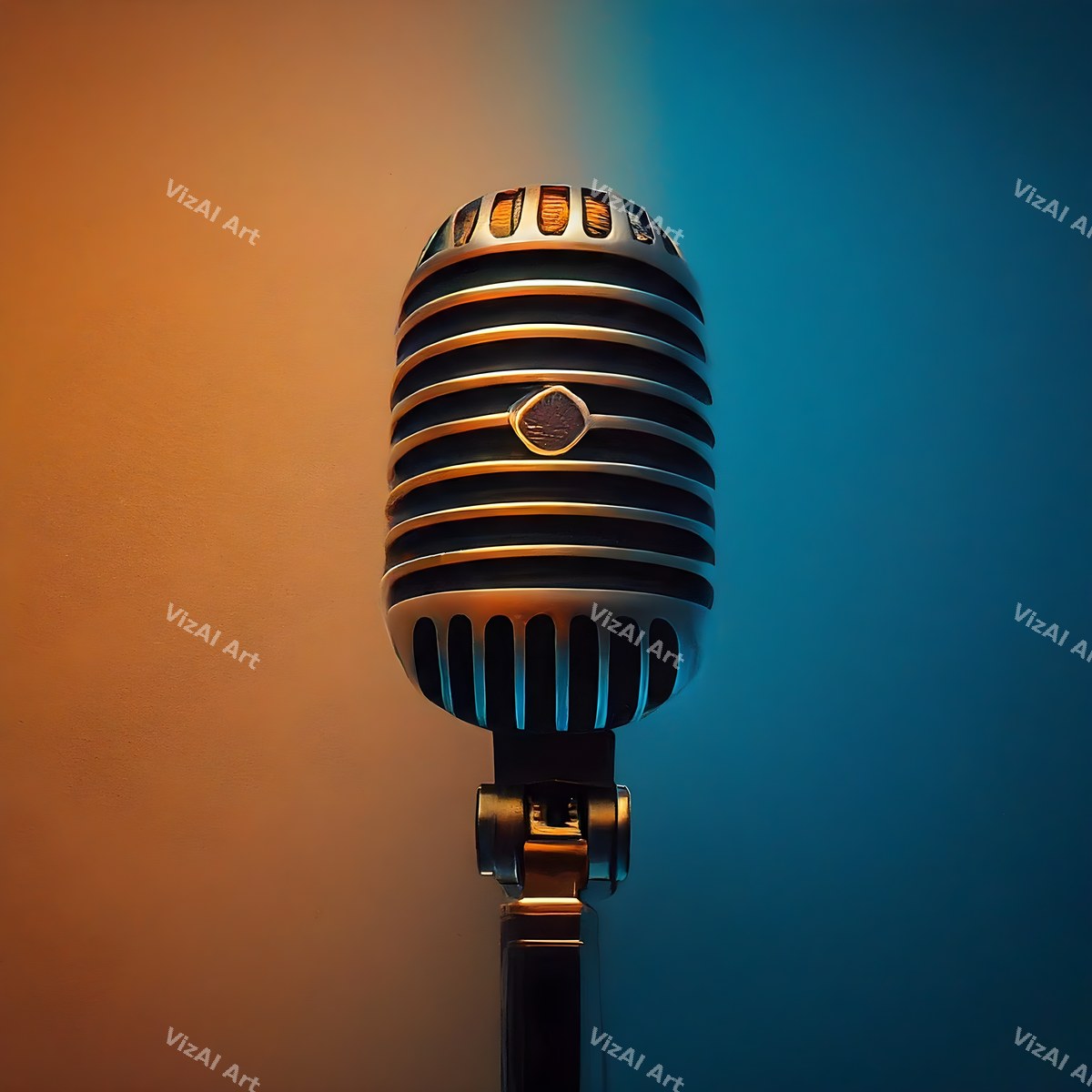Colour Pop Microphone Art — print 4