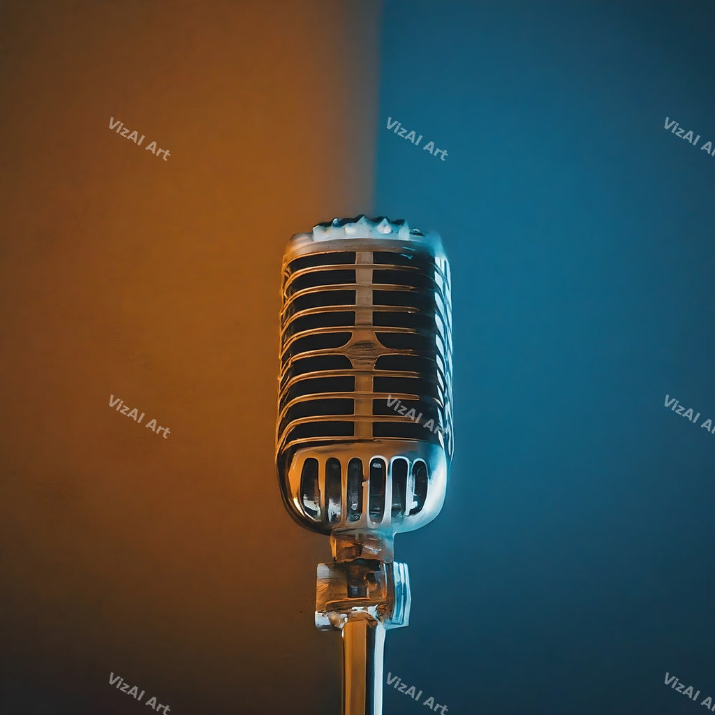 Colour Pop Microphone Art — print 5