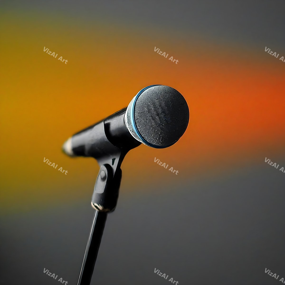 Colour Pop Microphone Art — print 6