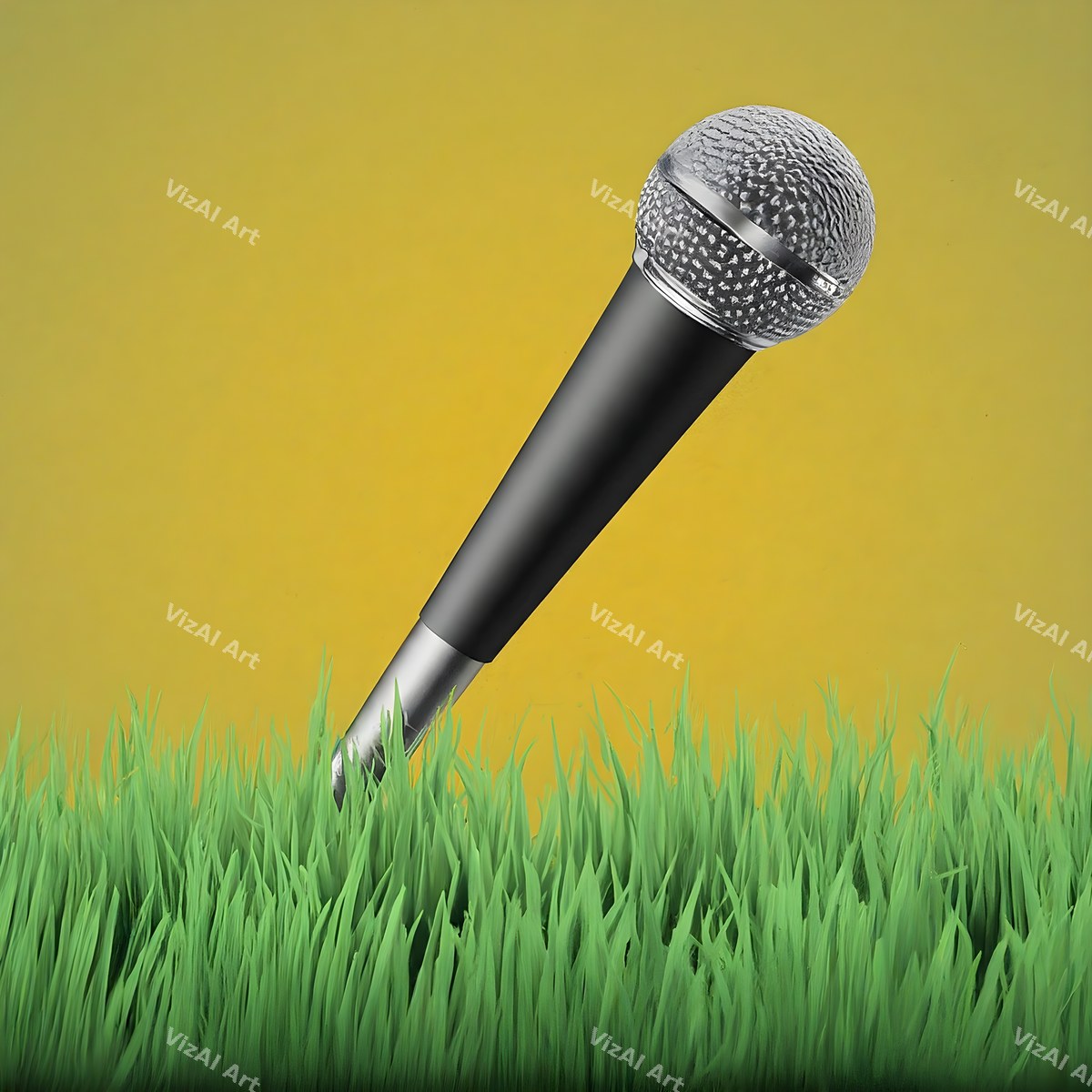 Colour Pop Microphone Art — print 7