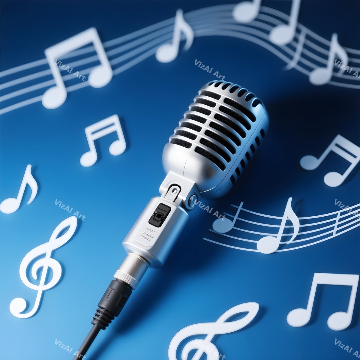 Colour Pop Microphone Art — print 11