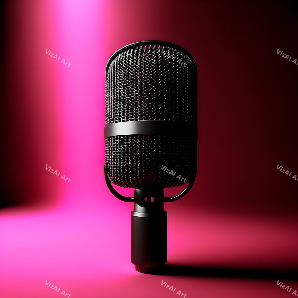 Tone on Tone Desk Microphone Art — print 6