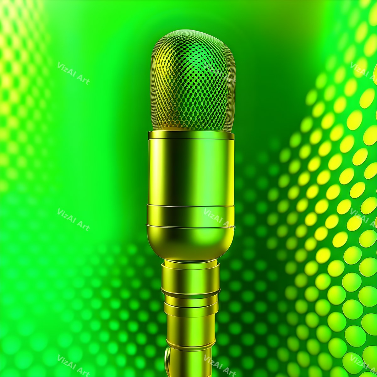 Spectrum Gradient Microphone Art — print 6