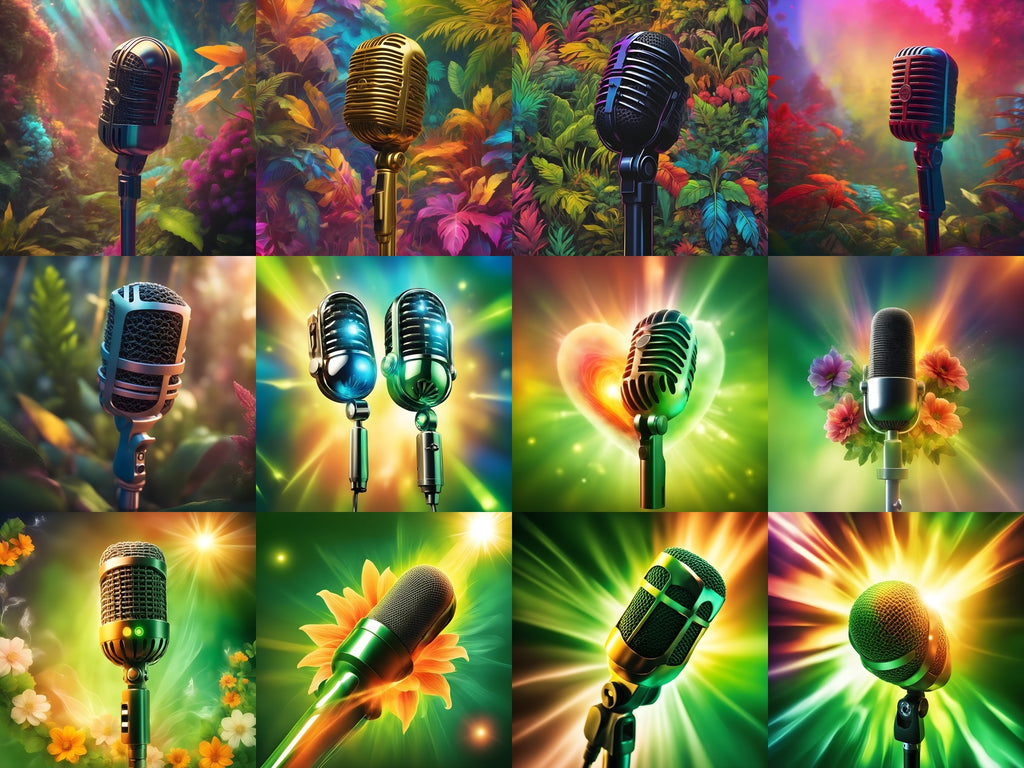 Jungle Sunbeam Microphone Art — Choose Your Print