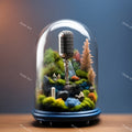 Fantasy Landscape Microphone Art — print 1