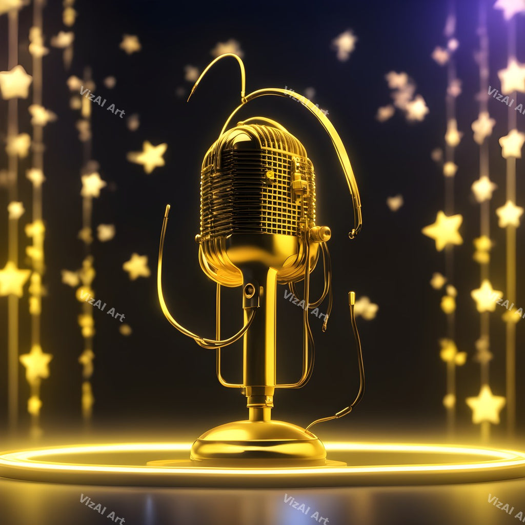 Light Trails & Starlight Microphone Art — print 4