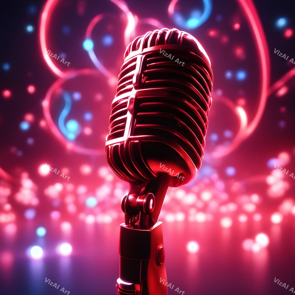 Light Trails & Starlight Microphone Art — print 5