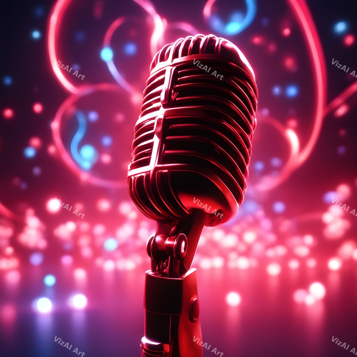 Light Trails & Starlight Microphone Art — print 5