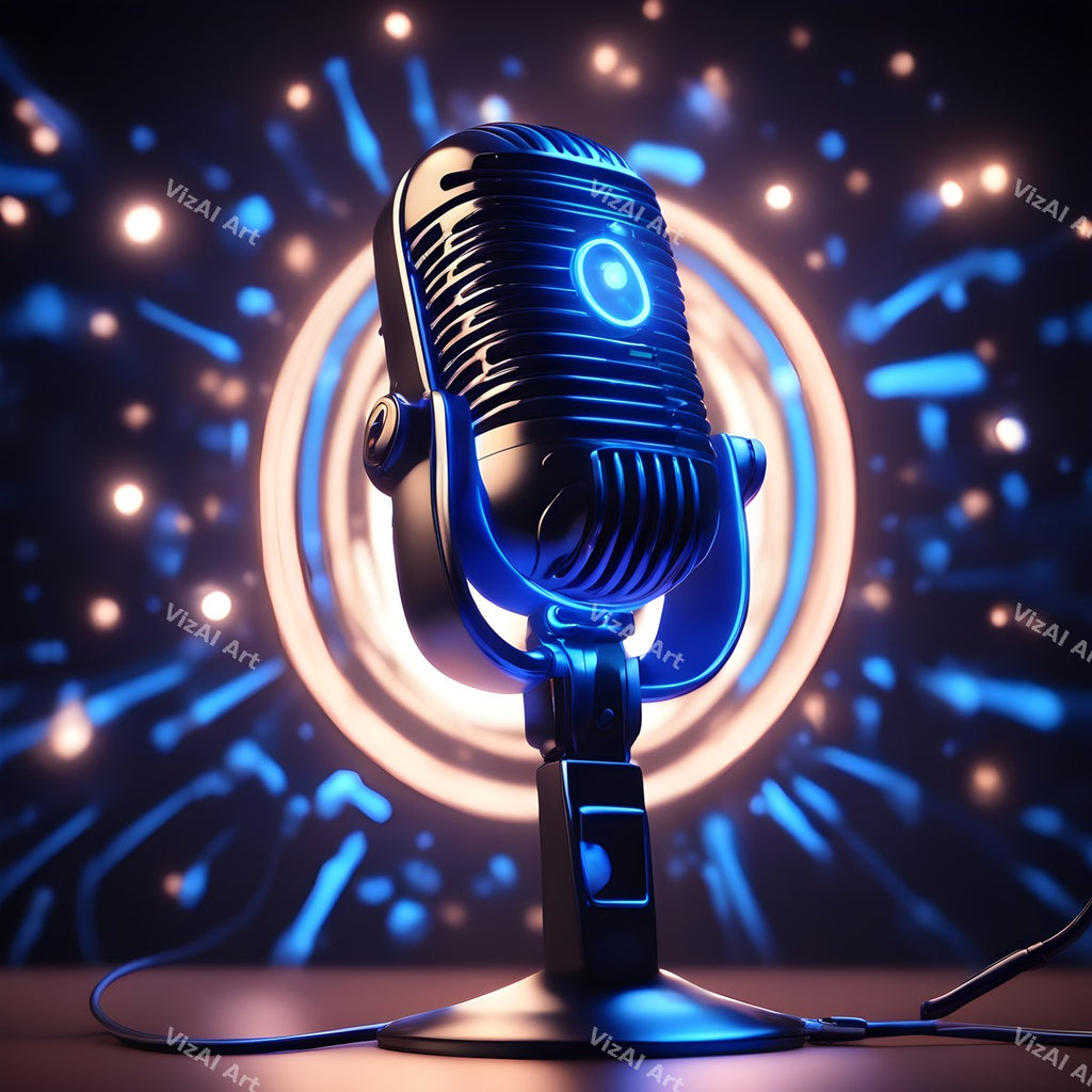Light Trails & Starlight Microphone Art — print 6