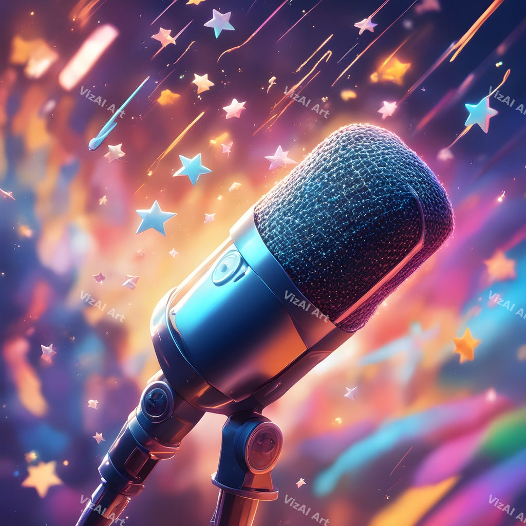 Light Trails & Starlight Microphone Art — print 8